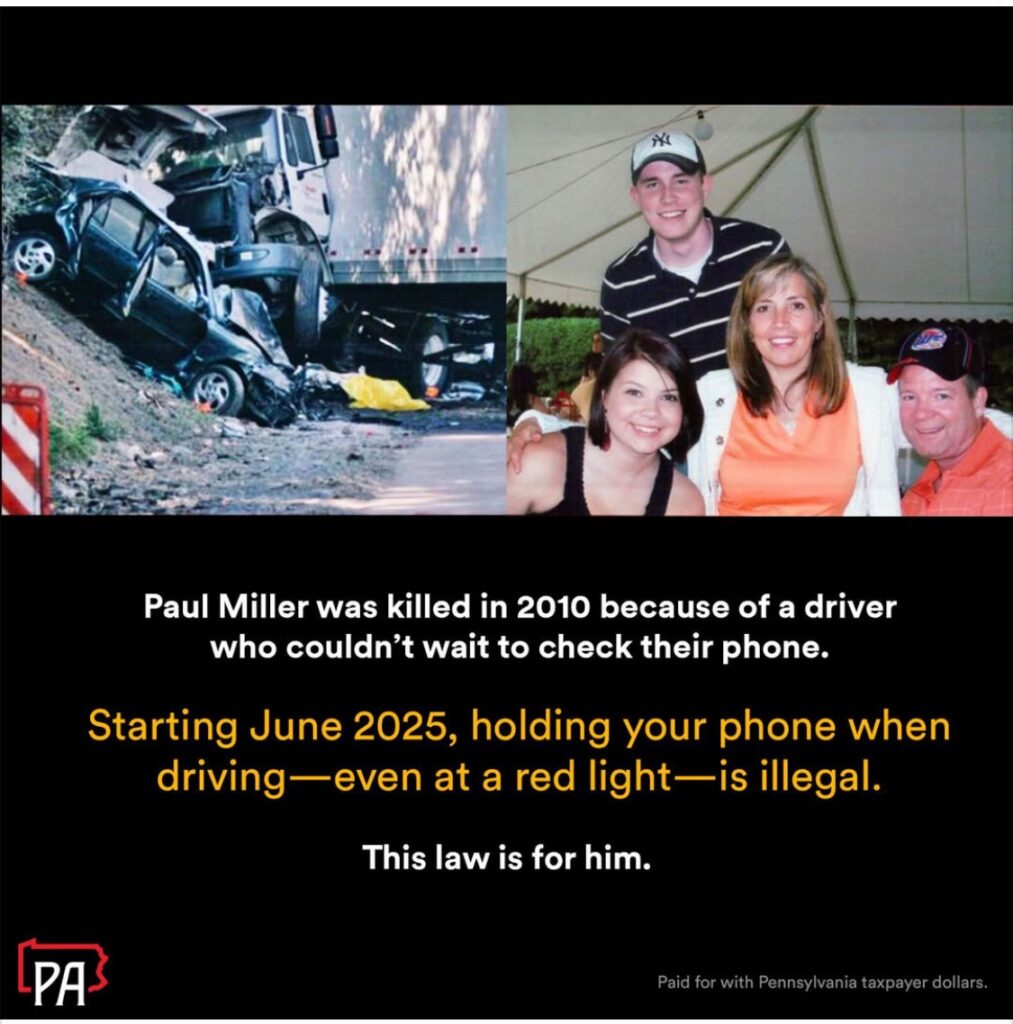 PA distracting driving law